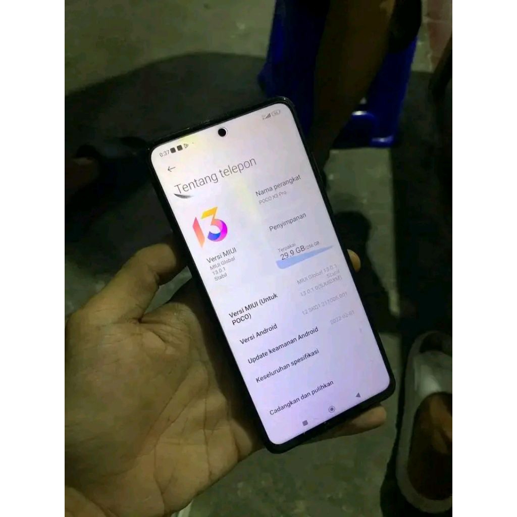LCD+frame copotan POCO X3 Pro