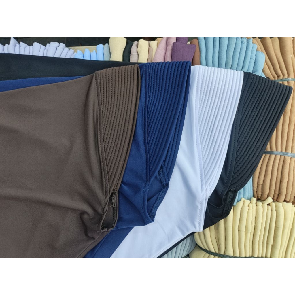 Hijab Instan Sekolah Pet Besar / Hijab Bergo Sport Anak & Dewas Pet Besar Jersey
