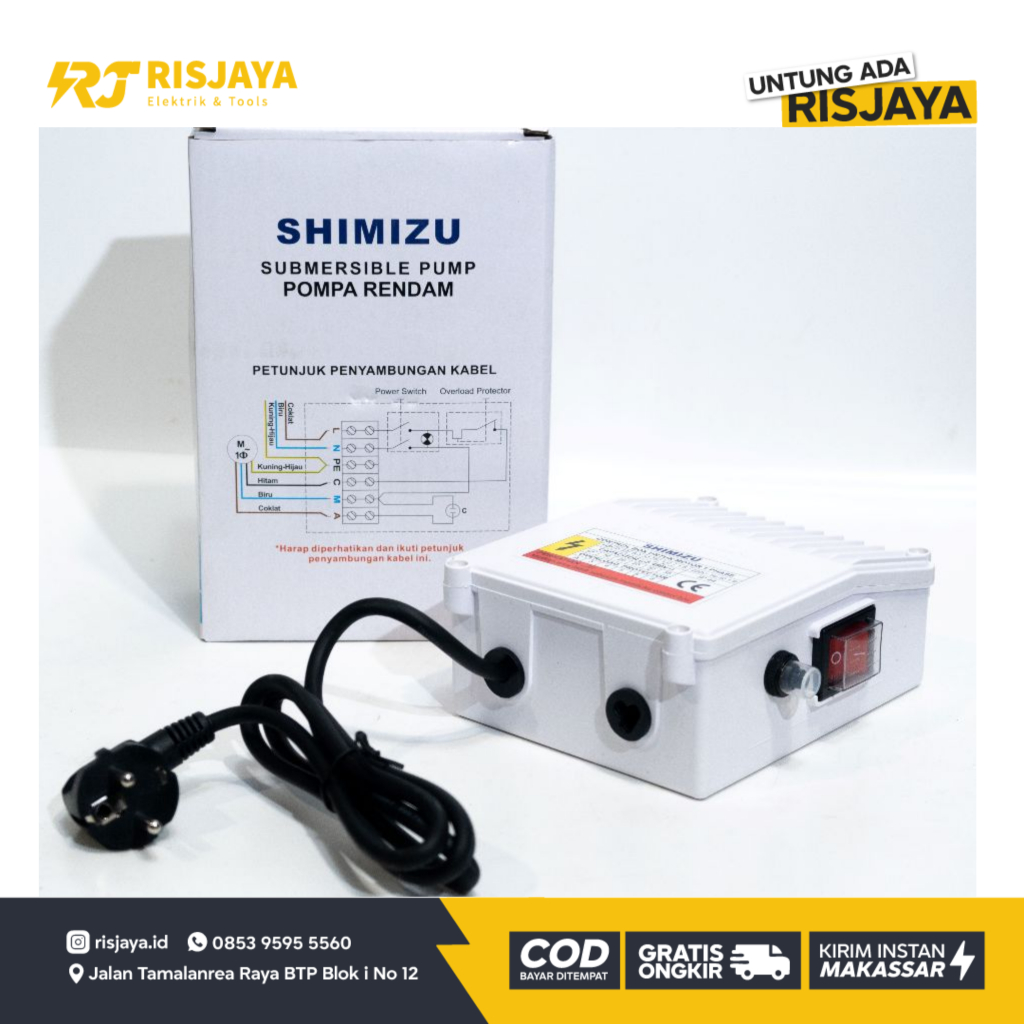 Control Box Submersible Satelit Shimizu Original.