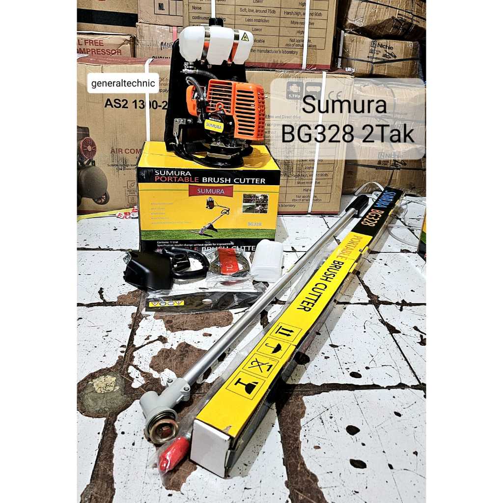 Brush Cutter Sumura 328 2Tak BG328 Sumura Mesin Potong Rumput Sumura 328
