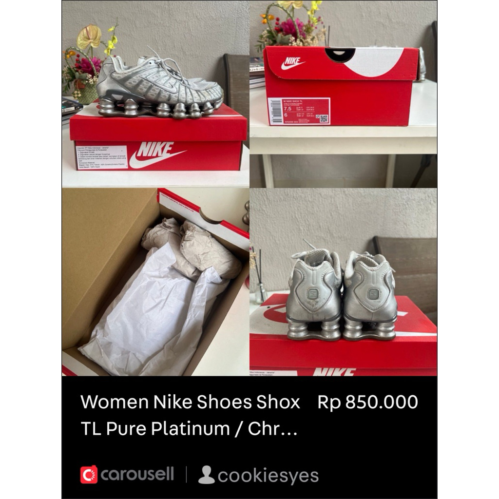 Nike Shox TL Pure Platinum