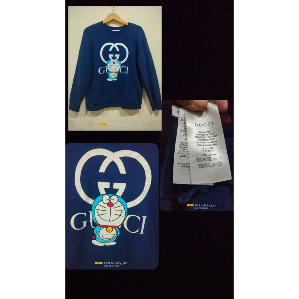 Crewneck Gucc1 Doraemon
