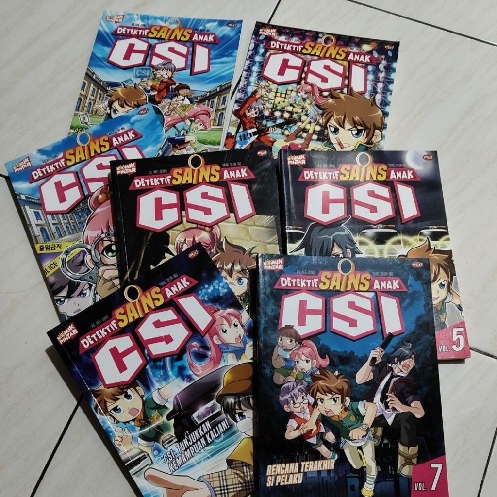 KOMIK PINTAR DETEKTIF SAINS ANAK CSI