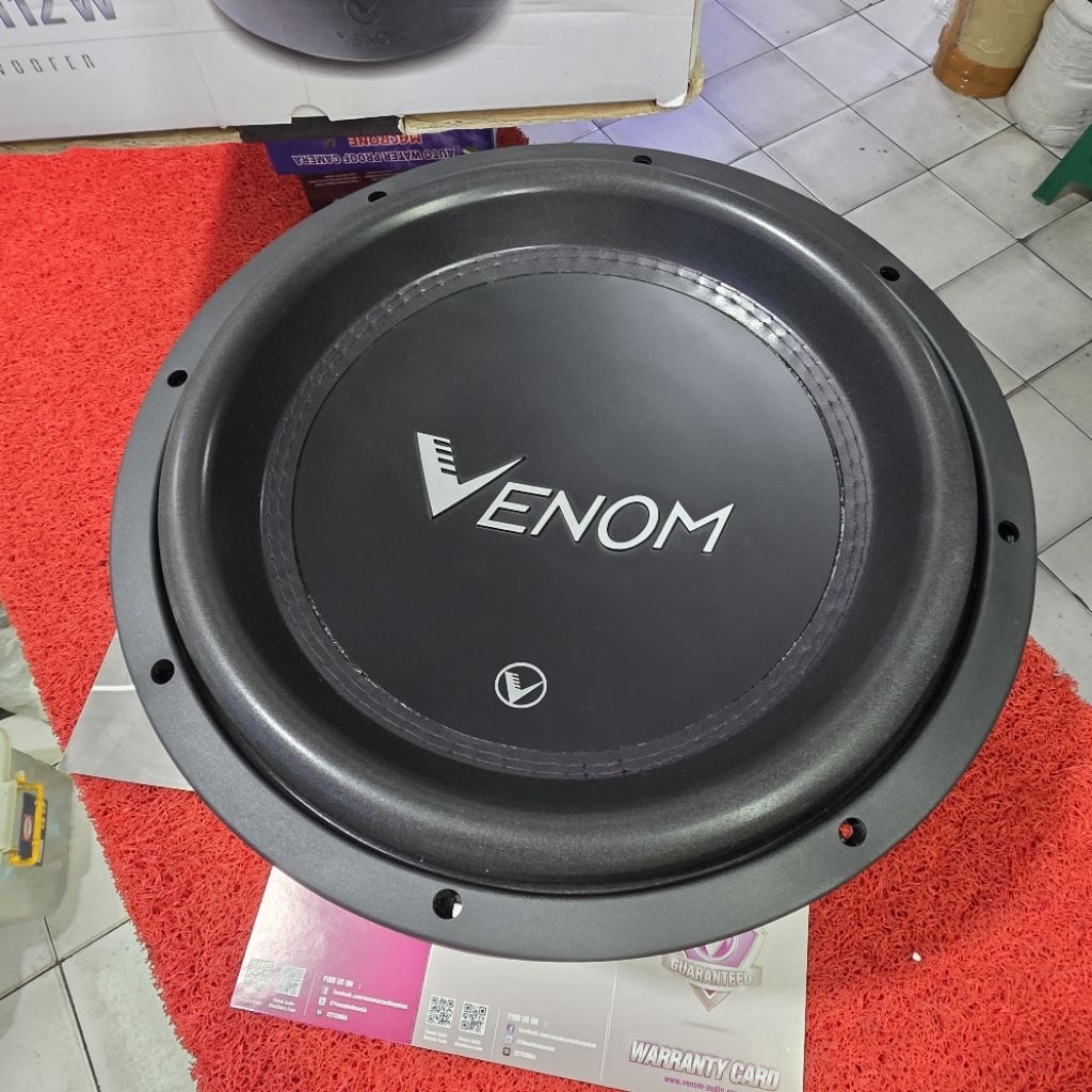 Subwoofer VENOM VX 1112 W Double Coil Subwoofer VENOM 12 in copotan