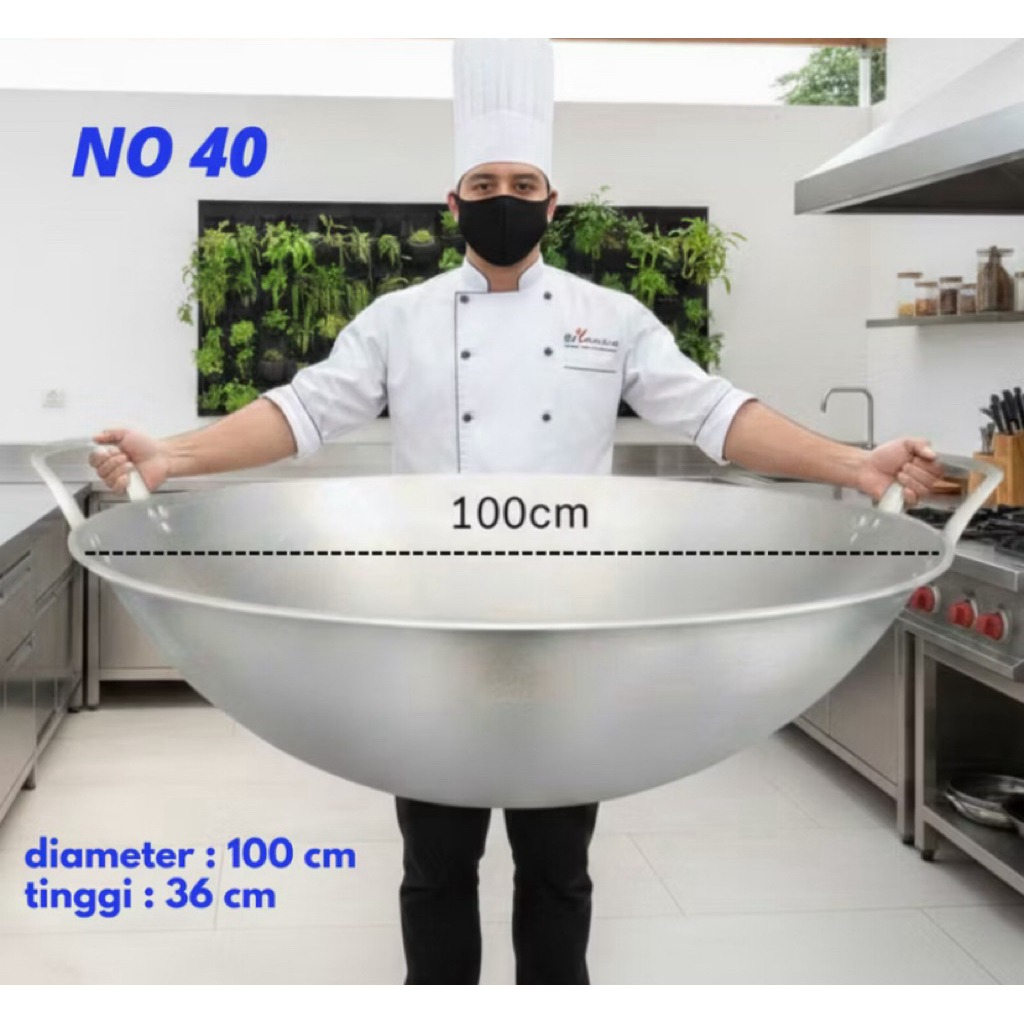 Katel Super Besar 40 Wajan Kancah Kekenceng Jumbo