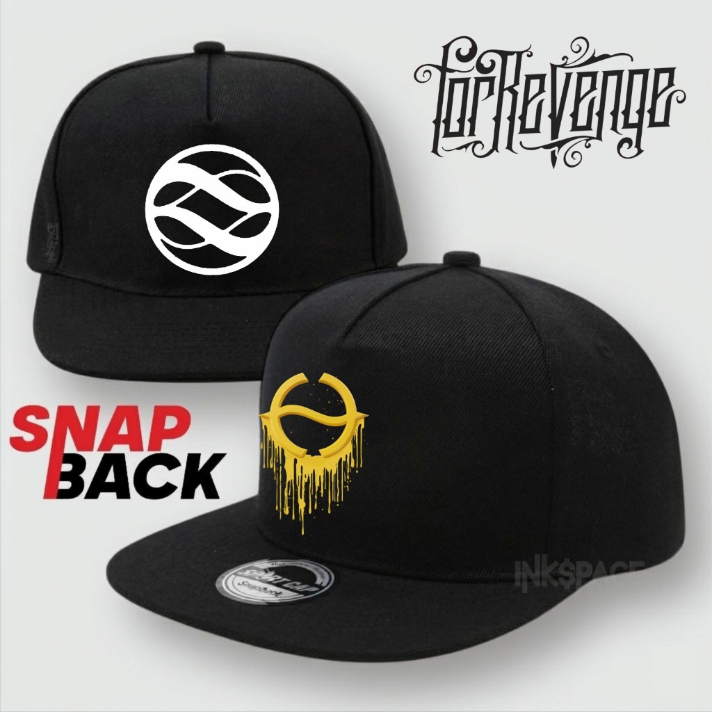 Topi Snapback For Revenge Model HIP HOP Strap Belakang Bisa Diatur pria Wanita Premium Quality