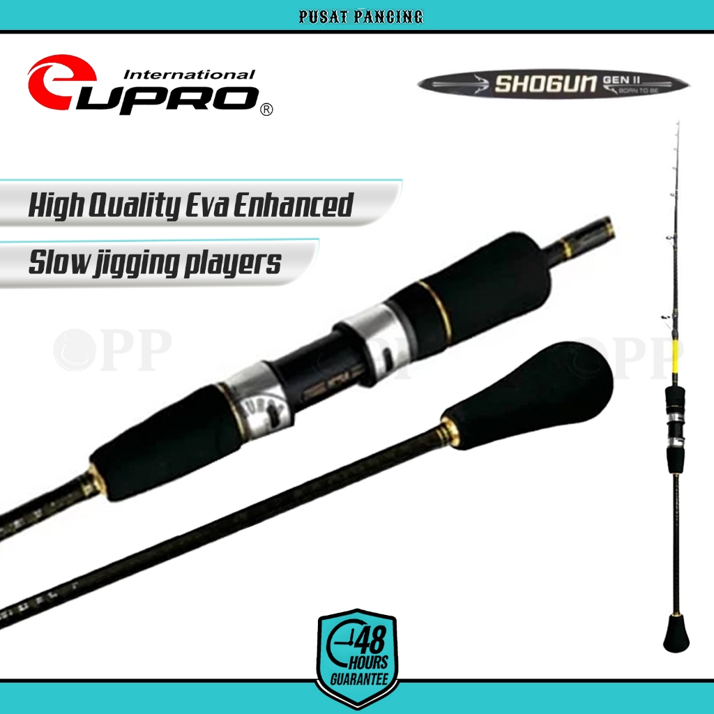 Joran Pancing Eupro Shogun Gen II Spinning & Overhead Carbon Hollow Helix Construction Full Fuji | J