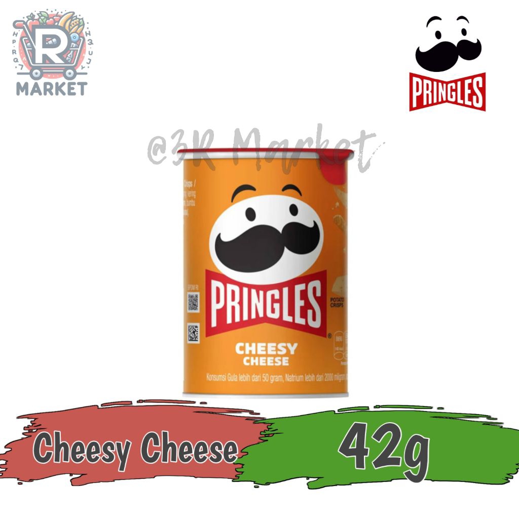 Pringles Cheesy Cheese Potato Crisps / Keripik Kentang Pringles Kemasan Kecil