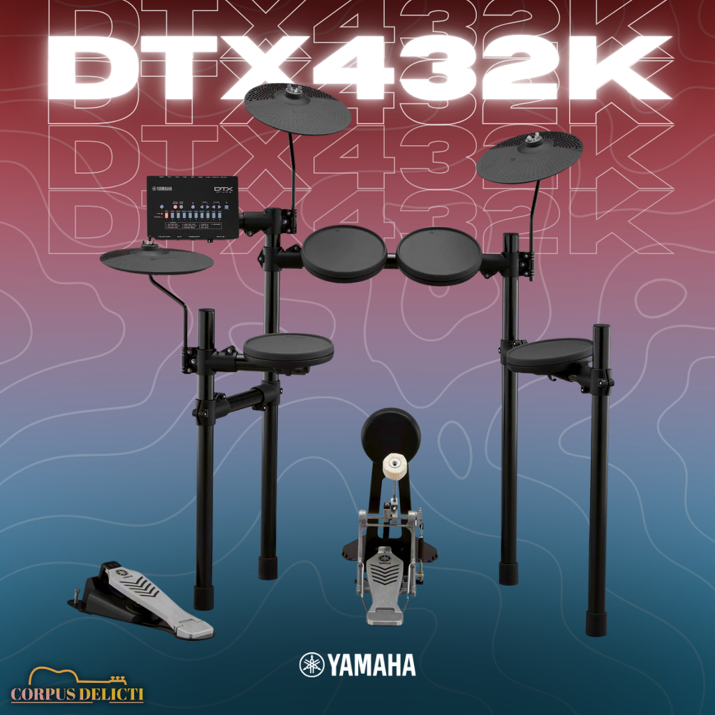 YAMAHA DTX432K Electronic Drum Kit Digital Drum Set (All-in-One Box) (ORIGINAL)