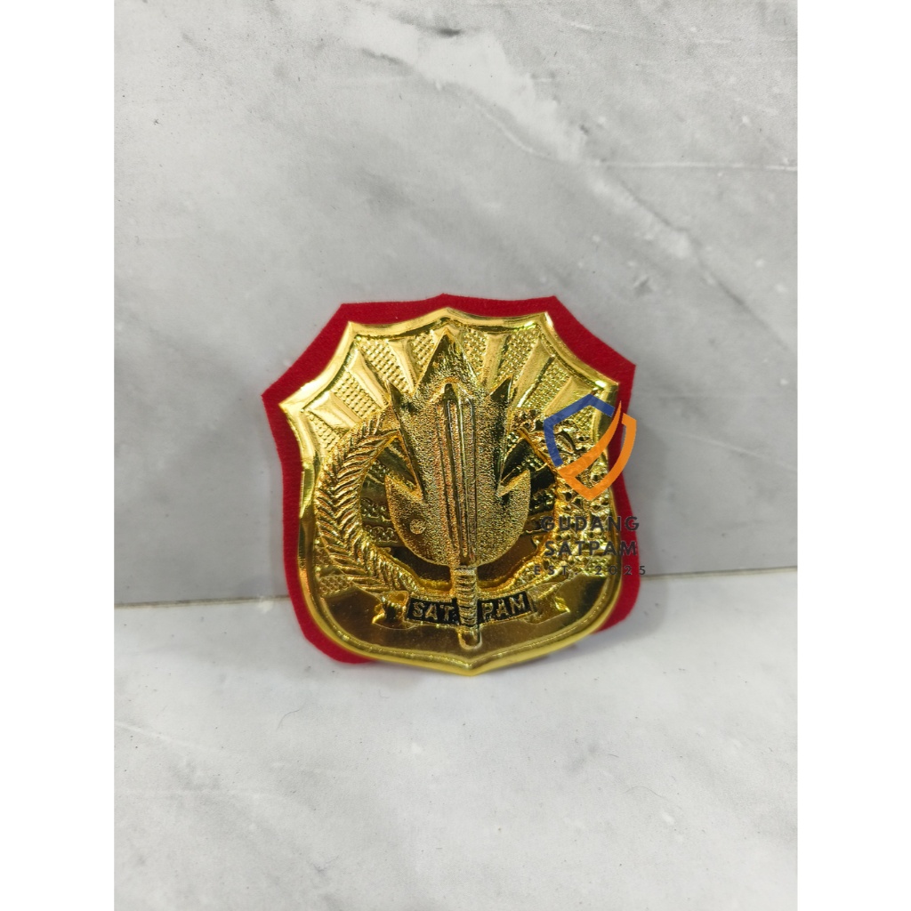Kewenangan Security Besar (Gold) - Kewenangan Satpam - Pin Satpam - Pin Security - Atribut Satpam - 