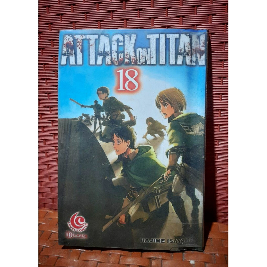 Komik Attack on Titan 18 rare kondisi bagus (disampul plastik)