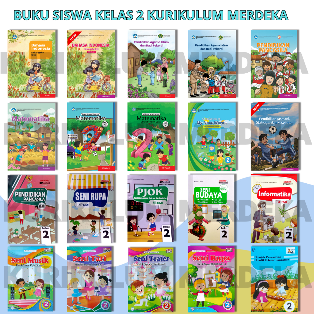 BUKU SISWA KELAS 2 KURIKULUM MERDEKA UNTUK JENJANG SD/MI ||BUKU PELAJARAN SATU TAHUN