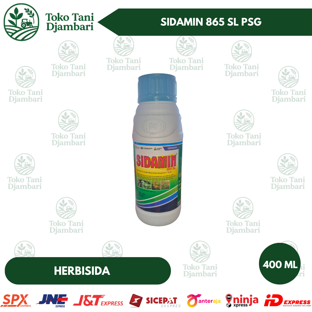 Herbisida Sidamin 865 SL PSG 400ml 1 Liter Obat Pembasmi Gulma Daun Lebar 2,4-D DMA 865 g/L Racun Ru