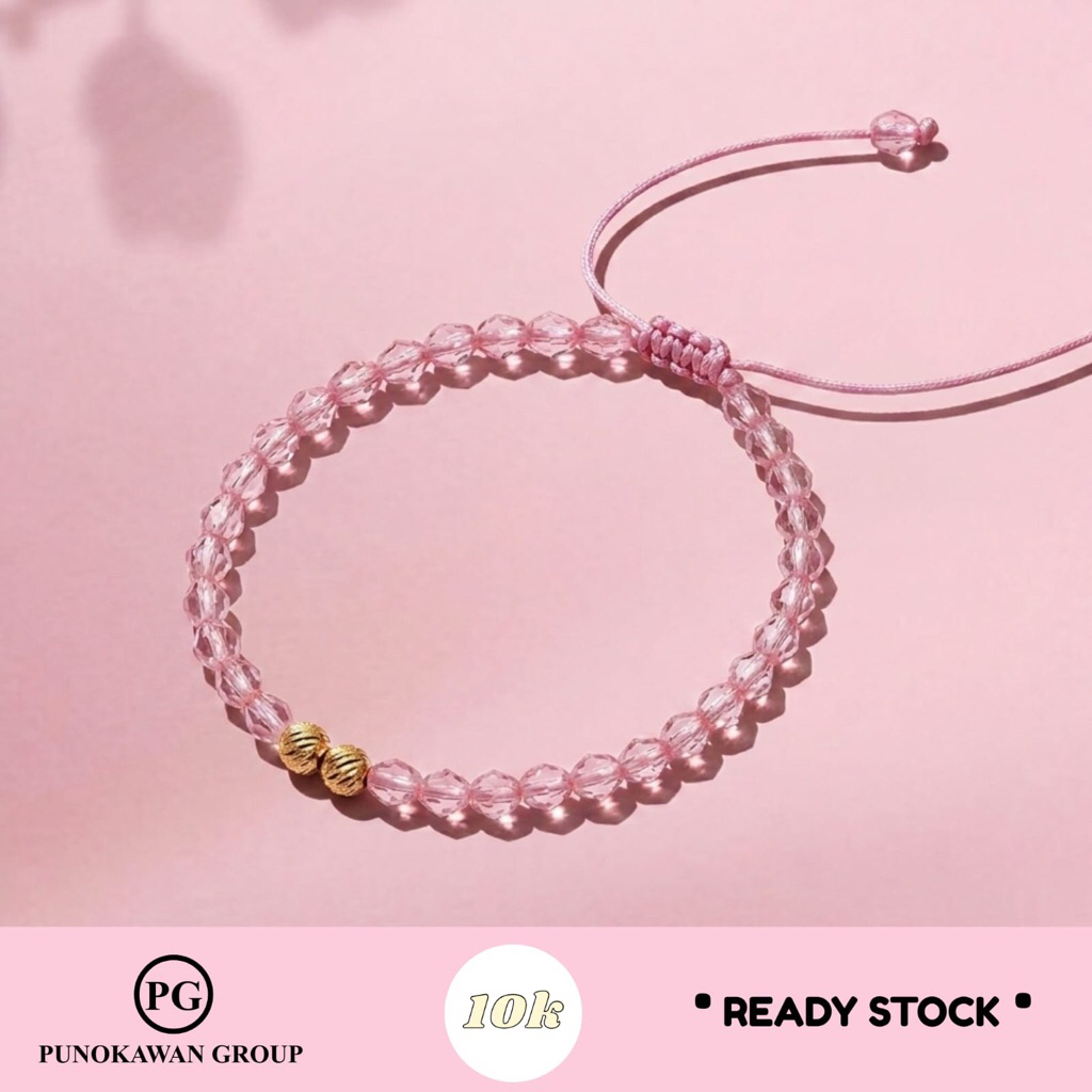 Gelang Tali Emas Variasi Mutiara