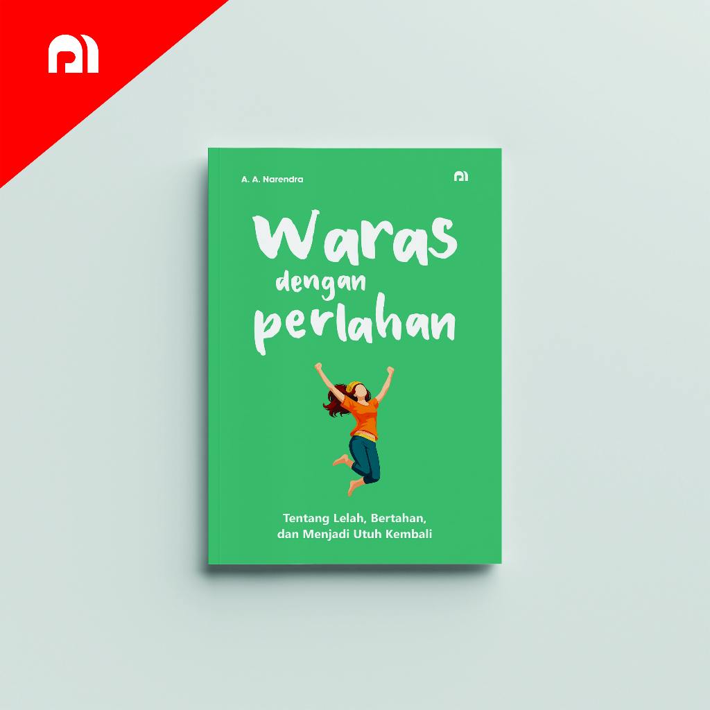 Buku Motivasi Psikologi: Waras dengan Perlahan + Pembatas Buku