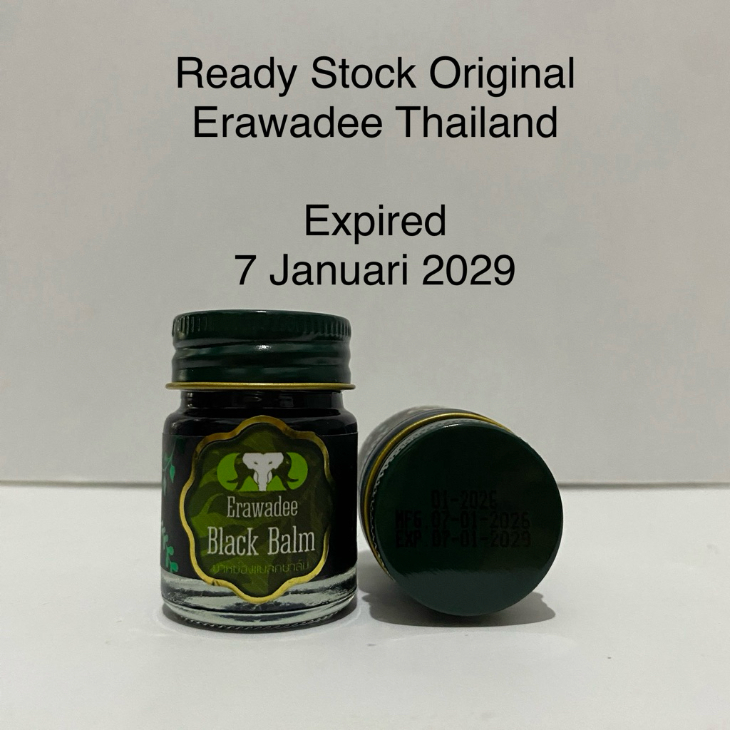 Erawadee 66 Royal Black Balm / Erawadee Agarwood Essential Oil / Original Erawadee Thailand / Erawad