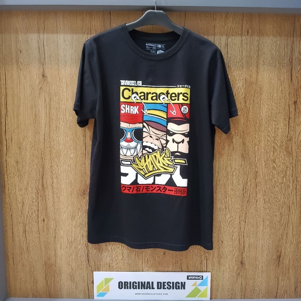 T-shirt/kaos/atasan Activewear pria Sharks.co brand original
