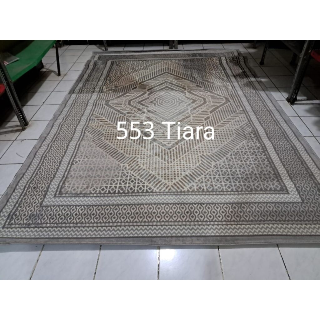 Karpet Permadani MegaJumbo 260x330 cm Bianco Abstrak Minimalis