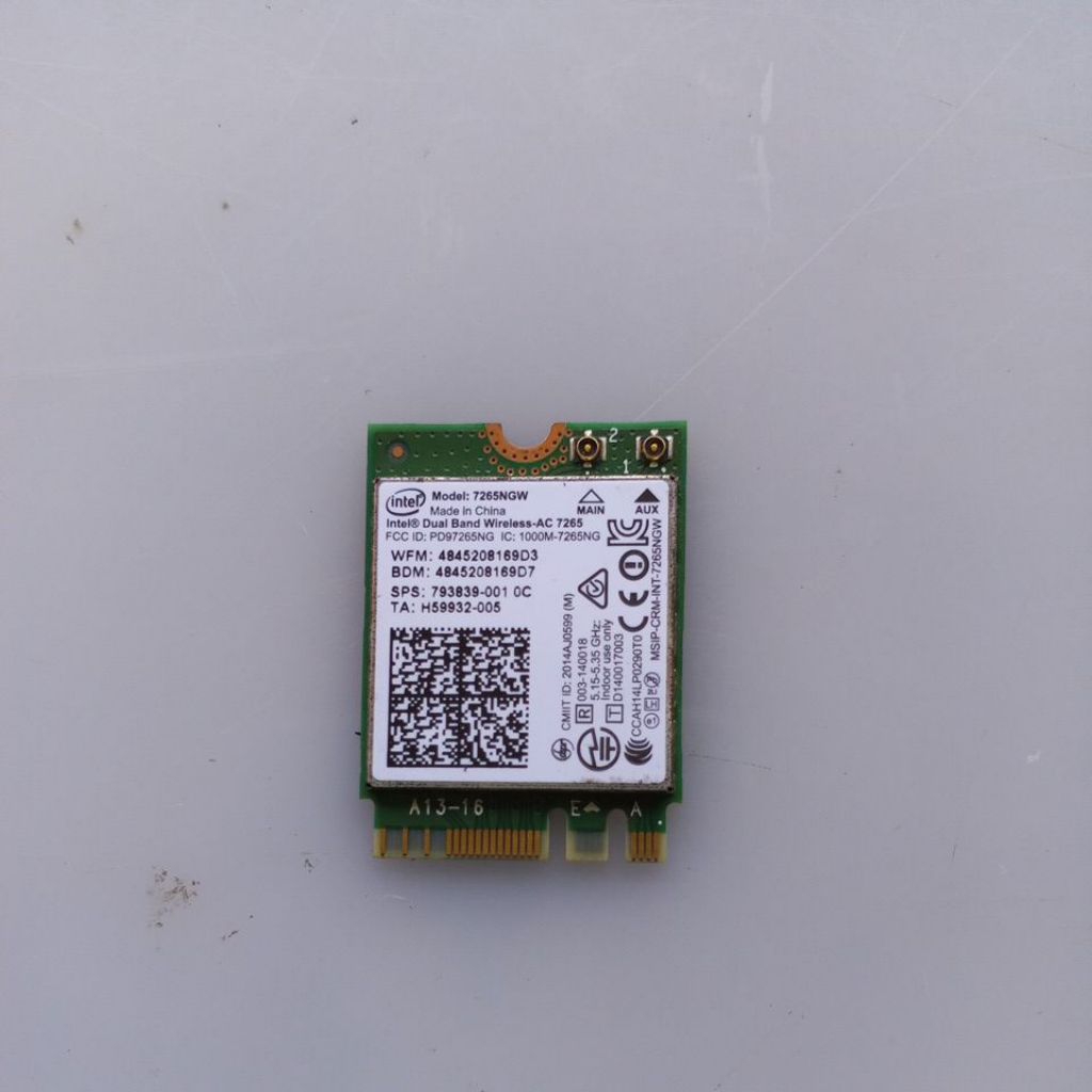WiFi Card Laptop Fujitsu LifeBook T904