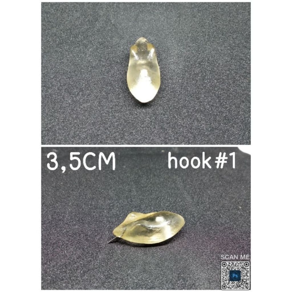 molding soft frog 3,5cm / cetakan softfrog