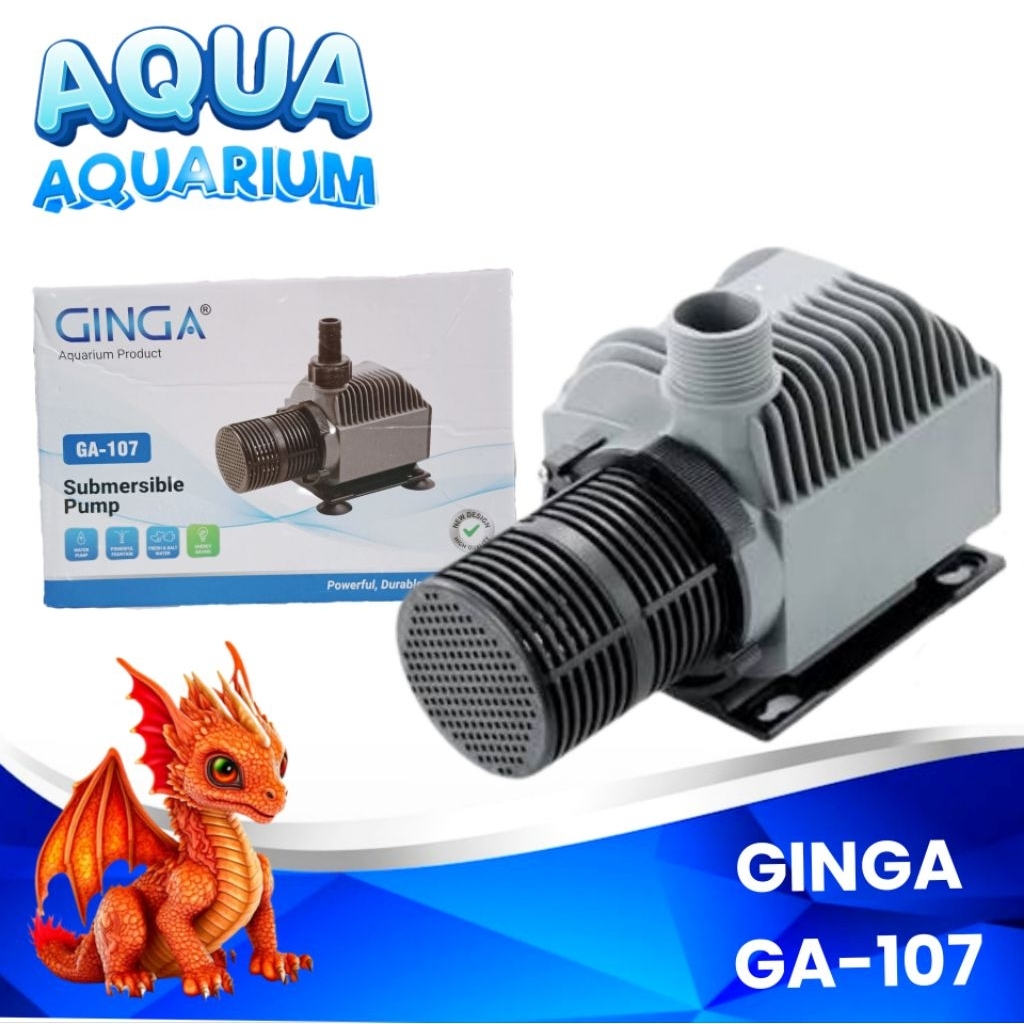 POMPA KOLAM AIR TERJUN GINGA GA - 107 WATER PUMP KOLAM IKAN KOI