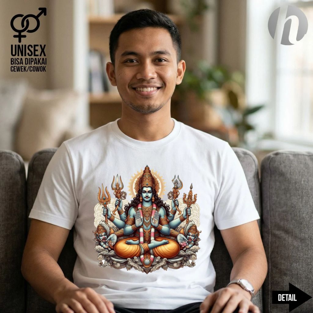 Mittara - Seri Hindu Kaos Dewa Brahma Cotton Combed 30s / Kaos Dewa Hindu Unisex