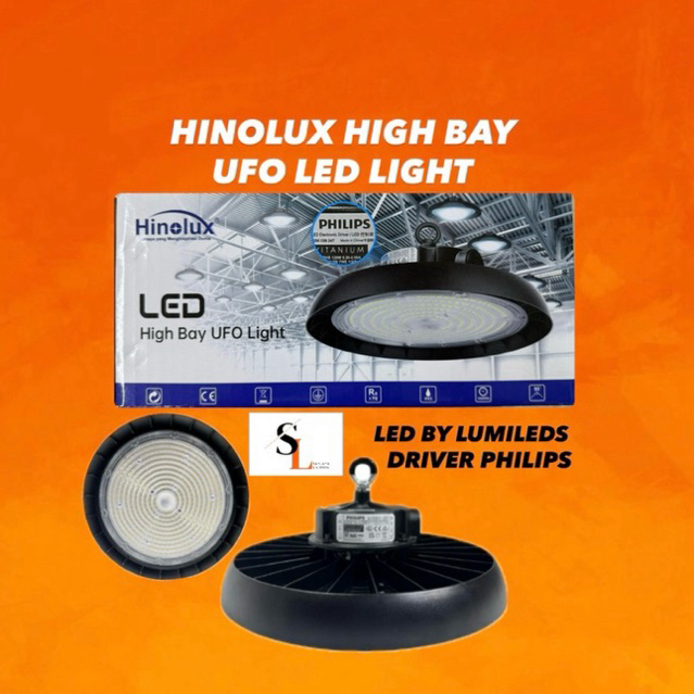 Lampu LED Highbay UFO Hinolux (HL-7123-VALUE) Watt 50-120 Dimmable