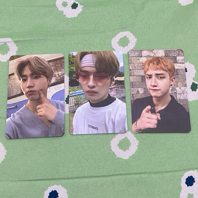 HAN LEE KNOW BANG CHAN PHOTOCARD DOUBLE SIDE DS PC NO EASY ALBUM