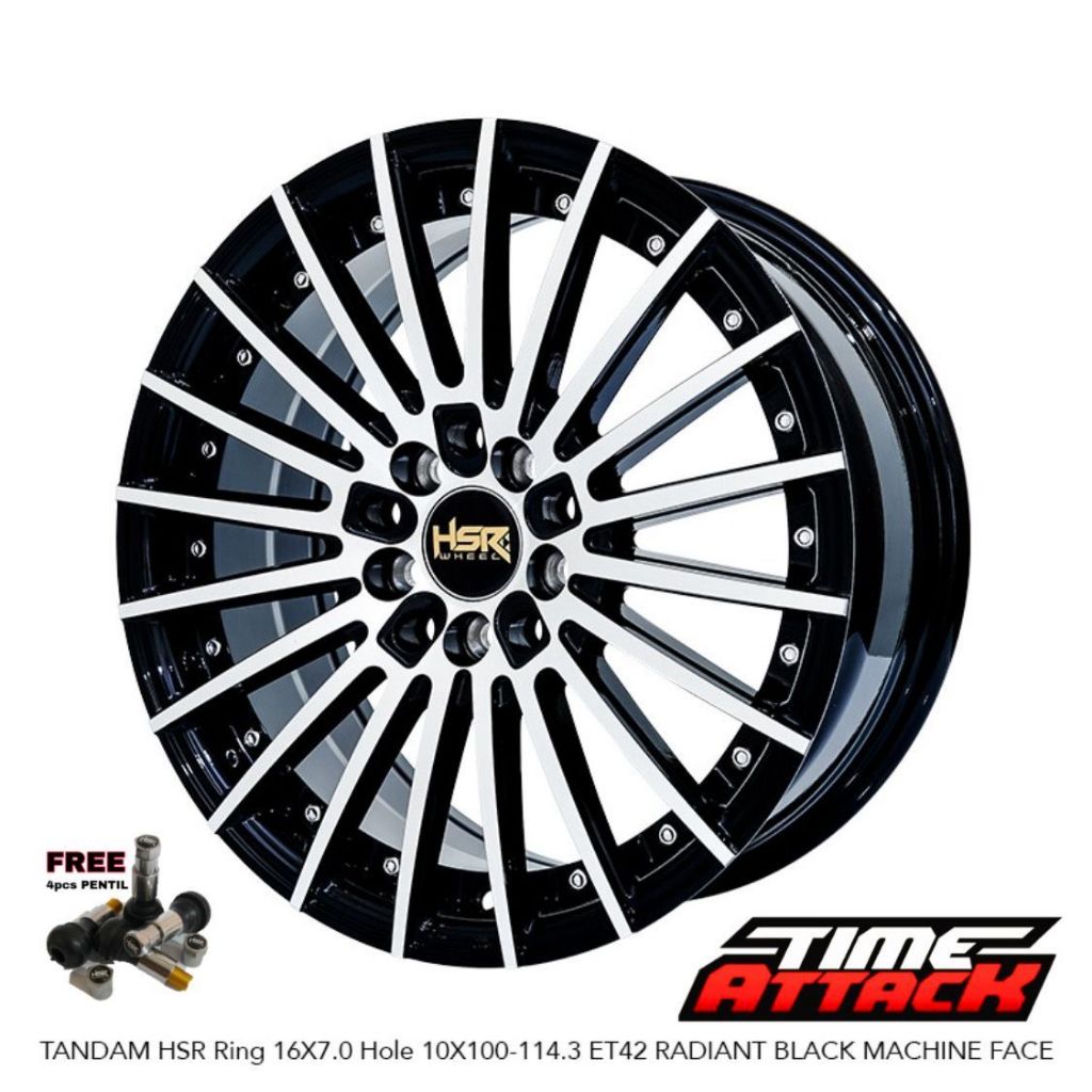 Velg Mobil Stargazer R16 HSR Wheel Tandam Velg HSR Ring 16