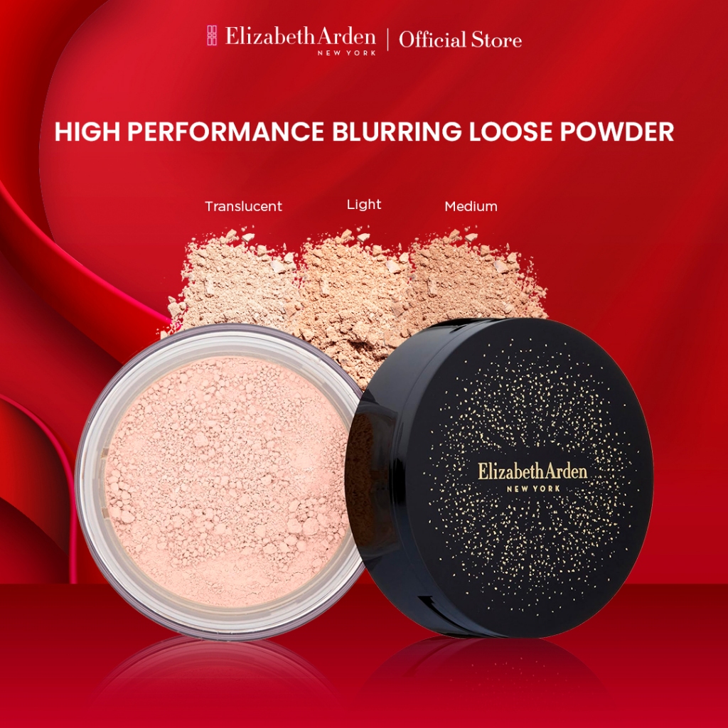 Elizabeth Arden High Performance Blurring Loose Powder - Bedak Tabur - Oil Control - Blurring Pori -