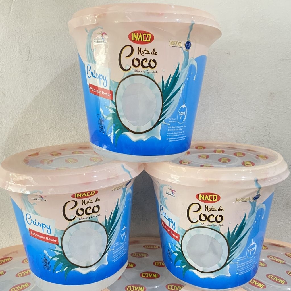 Inaco nata de coco crispy 1 kg ember | inaco nata de coco