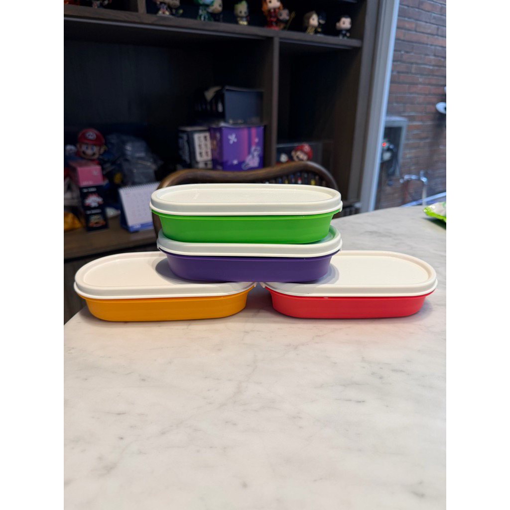 Tupperware Ori Obral Midi treasure Oval Ecer kotak bekal kecil oval