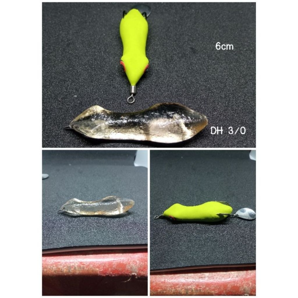 molding soft frog 6cm / cetakan softfrog