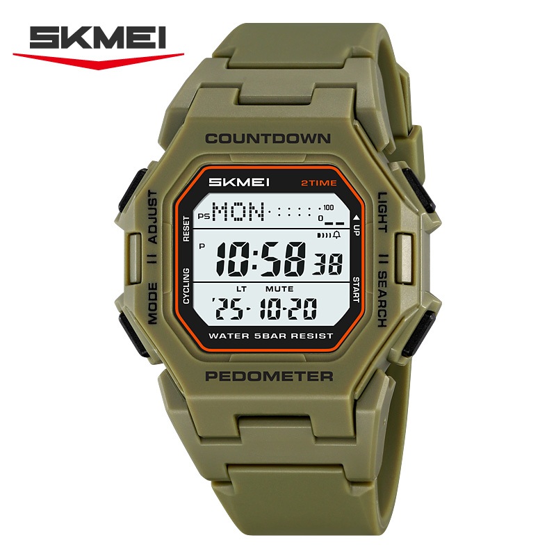 Jam Tangan DIGITAL SKMEI 2596 WR 30M ARMYGREEN