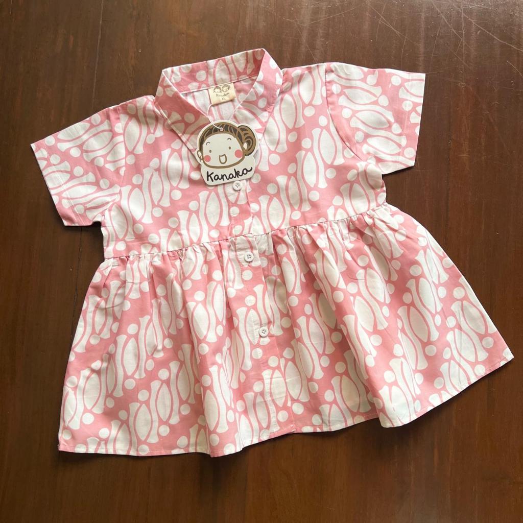 Kanaka Batik Anak Top Parang Dusty Pink