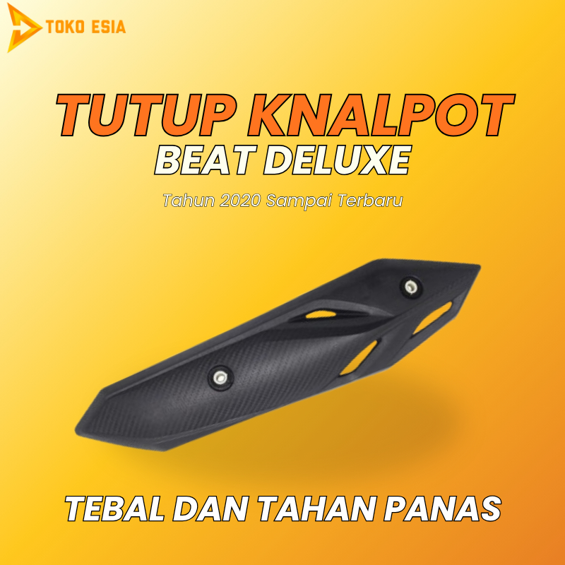 TK BEAT DELUXE - Tutup Knalpot Motor Beat Deluxe - Cover Tameng Beat Deluxe 2020 - 2023