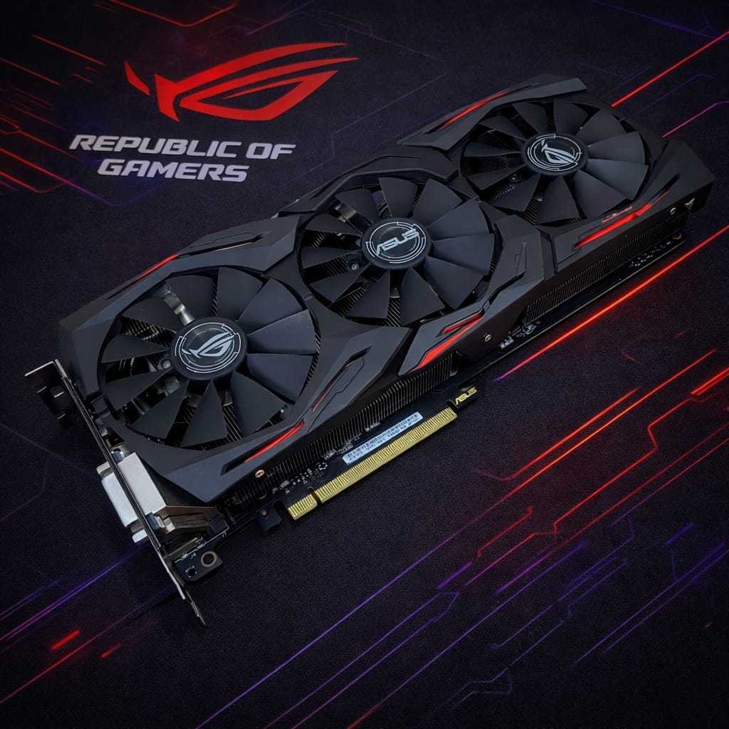 VGA Card GPU Asus ROG Strix GTX 1070 8 GB second normal