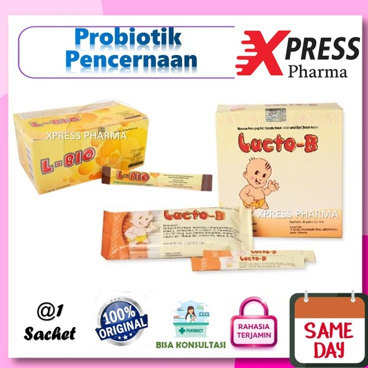 XPRESS  Lacto B /  L Bio Diare Anak Serbuk Sachet Obat Lacto-B Lacto B Lakto Lacto B L-Bio Lbio Zr