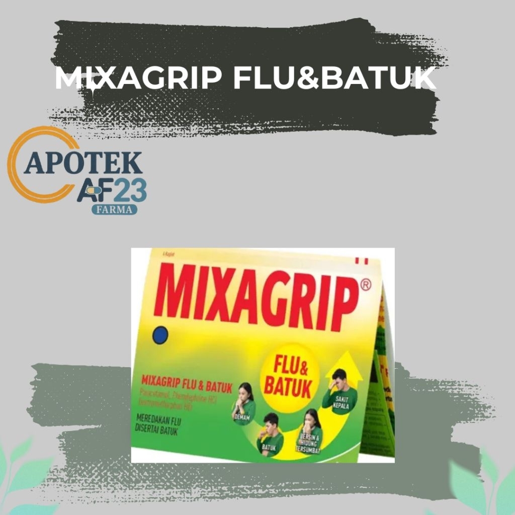 mixagrip flu batuk- demam batuk pilek panas