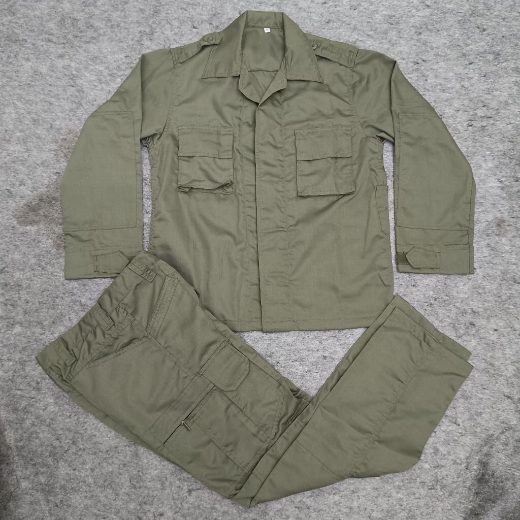 Seragam PDL Tactical Hijau BRIMOB Premium Bahan Halus / Seragam PDL Hijau Tactical / Seragam PDL Tac