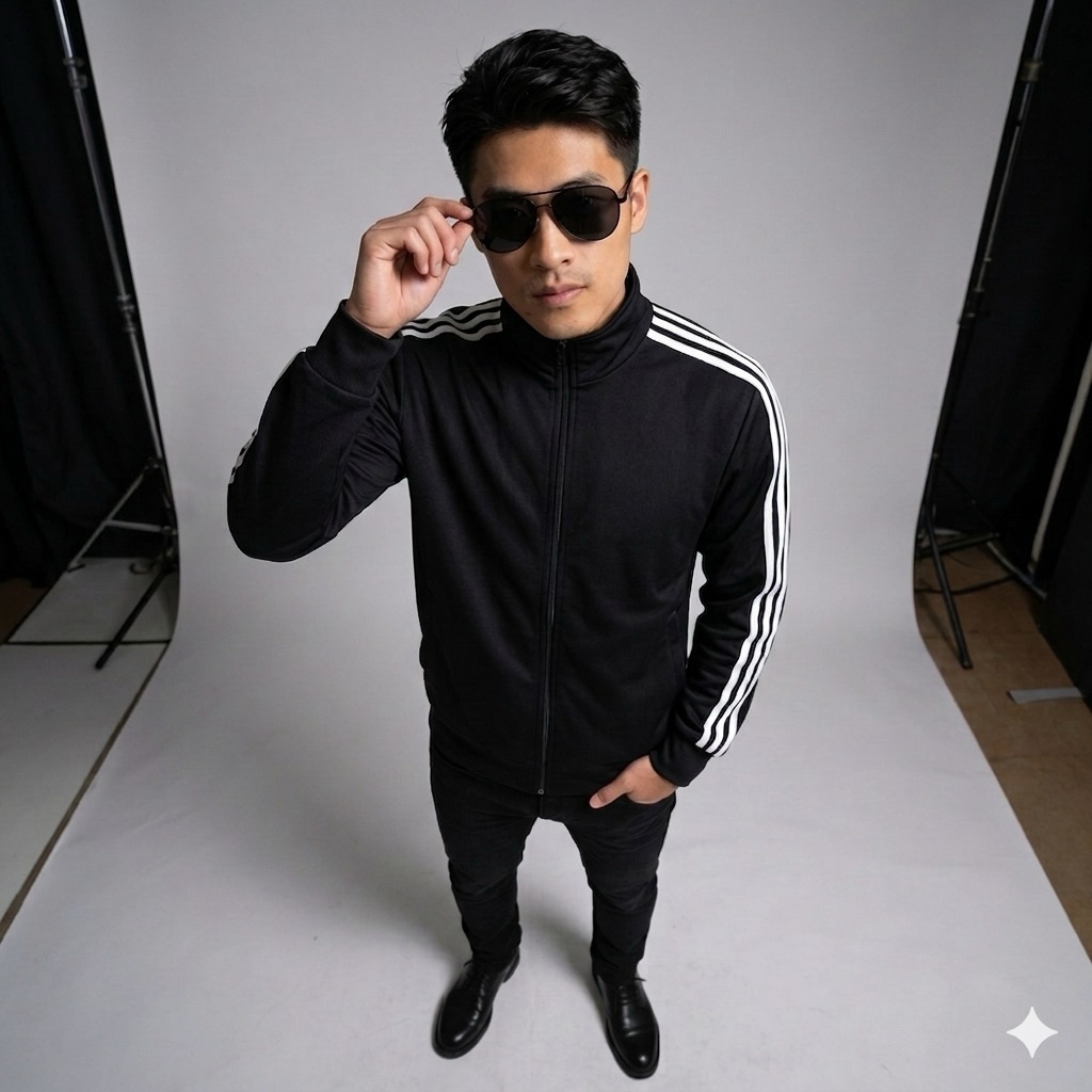 Jaket tracktop keren unisex / Jaket pria dewasa jumbo M L XL XXL 3XL 4XL 5XL 6XL casual keren