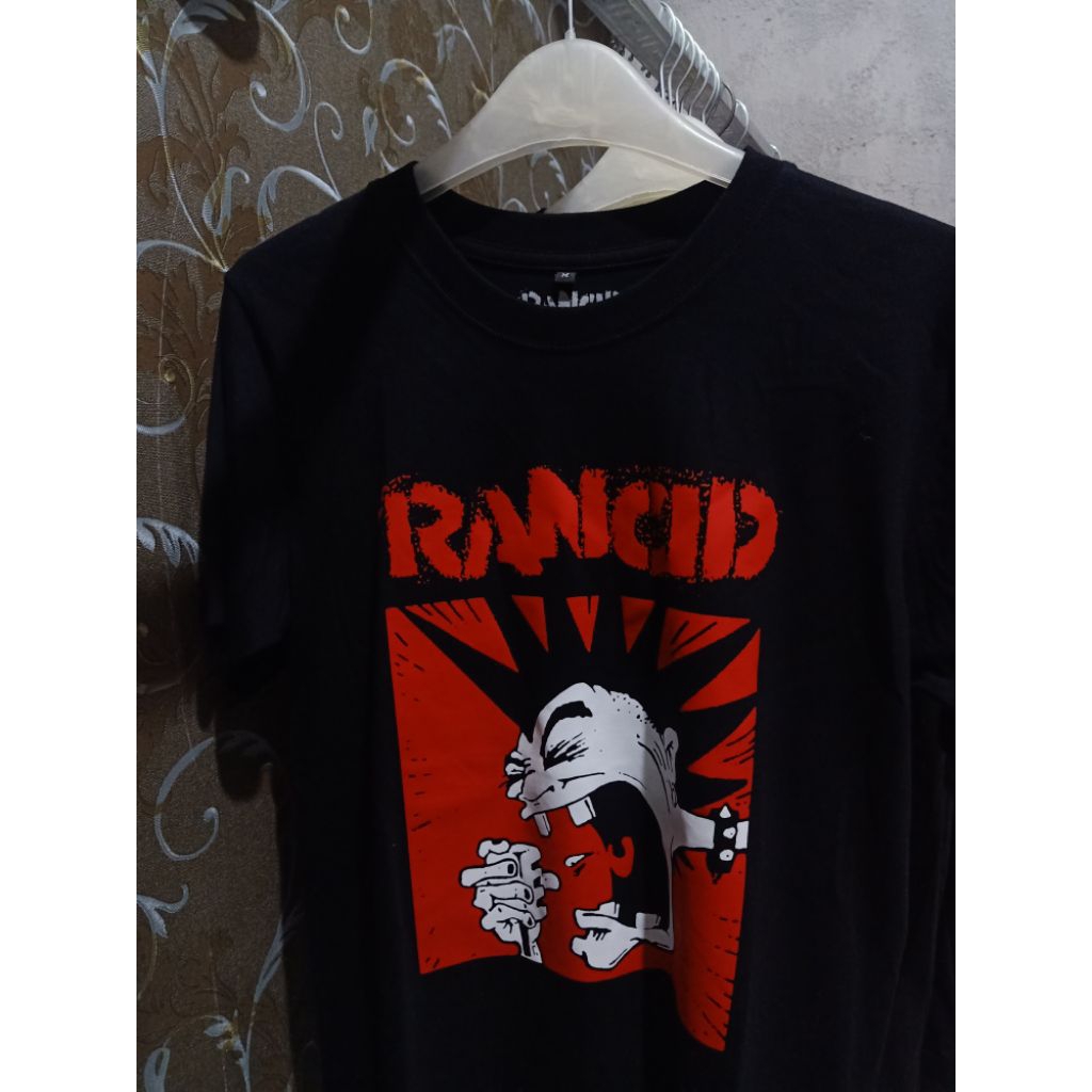 kaos rancid official (premium quality) cotton 24s