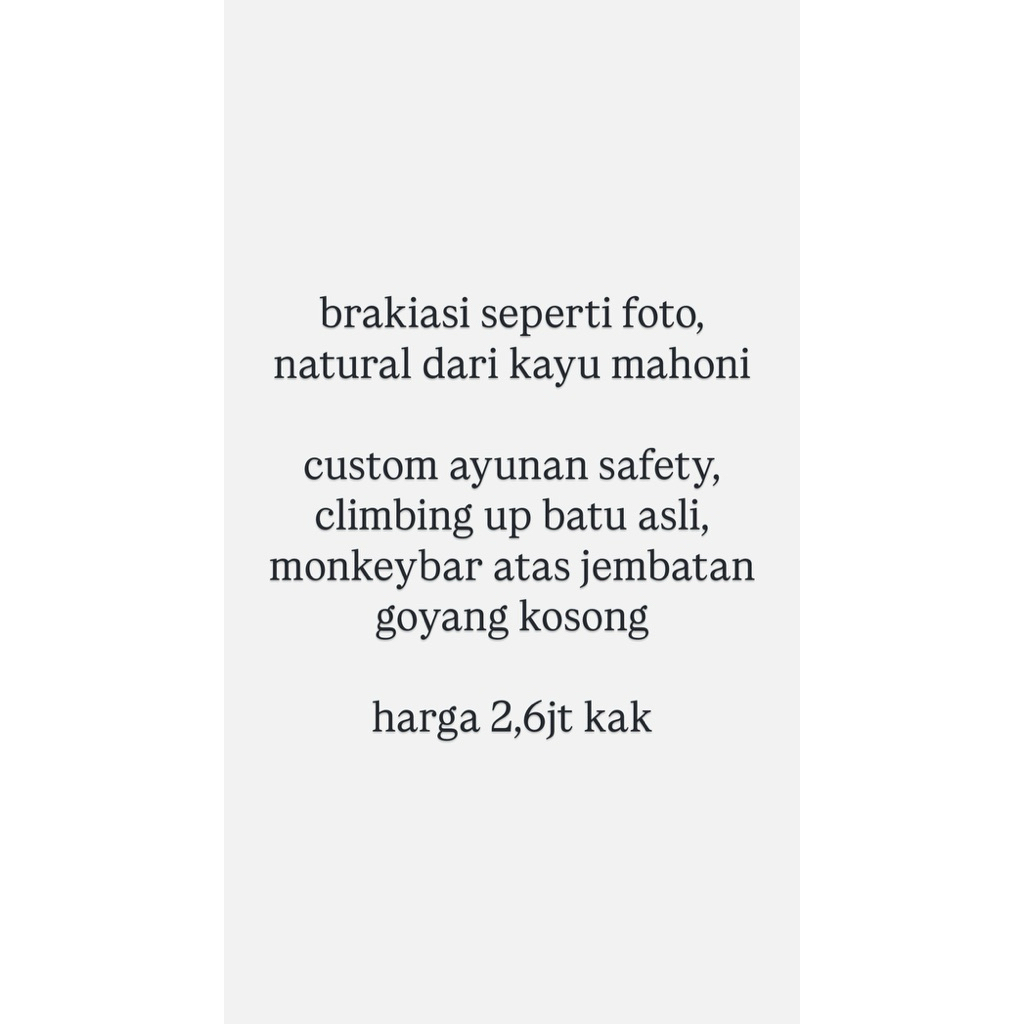 Brakiasi Custom sesuai spesifikasi
