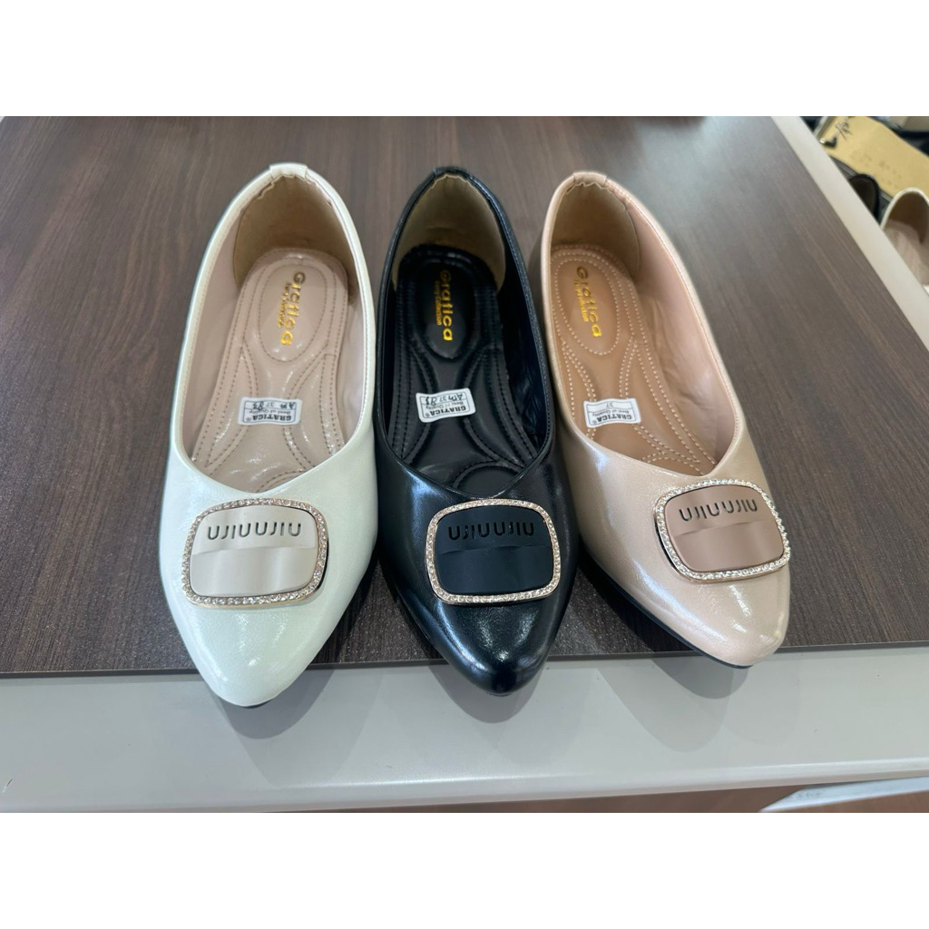 GRATICA - AM.83/38 - FLATSHOES GRATICA - SEPATU FLAT WANITA - FLATSHOES FASHION WANITA GRATICA
