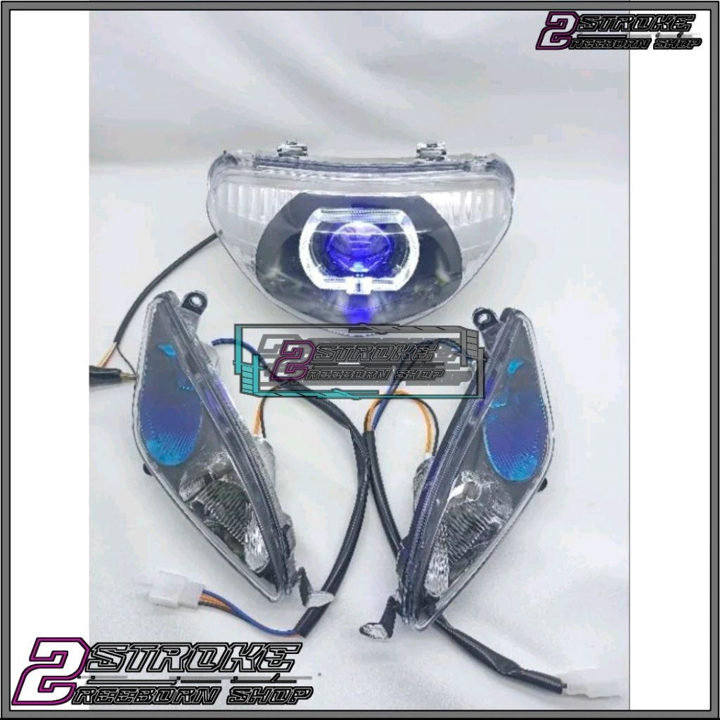 Lampu Biled Mio Paket hemat lampu depan mio sporty lampu biled mio sporty sein smooke tinggal pasang