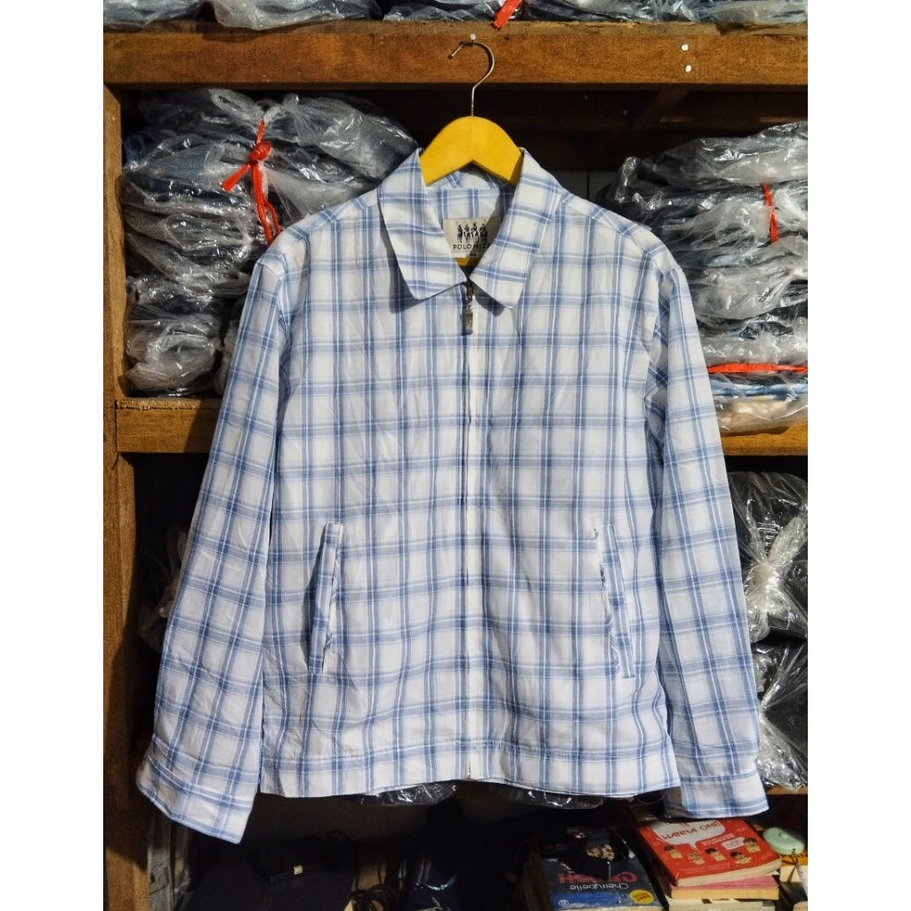 Jaket Kasual Berkerah Polonize