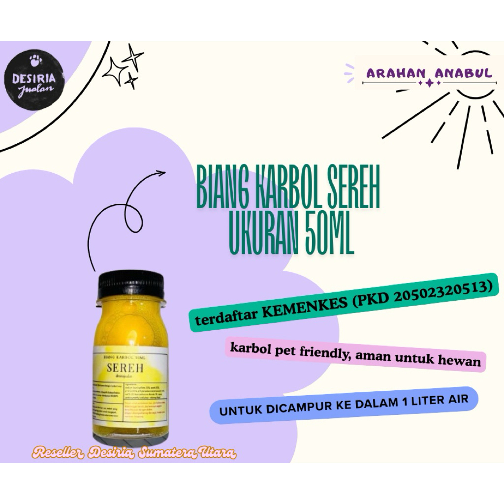 Biang Karbol Sereh 50ml