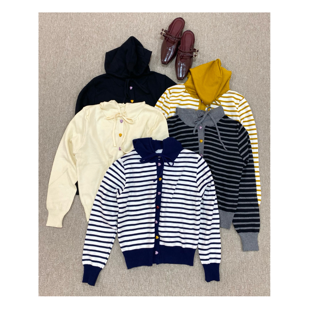 RUGBY SWEATER JACKET / FASHION WANITA