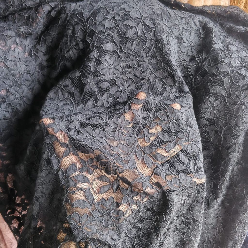 Kain Brokat Premium [0,5meter] - kain brokat stretch motif halus lembut - bahan brokat street lembut