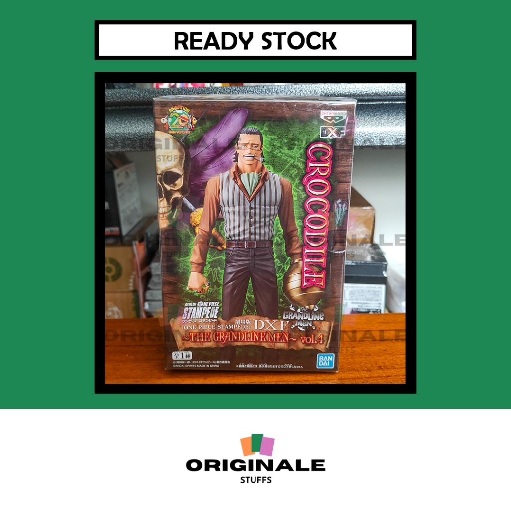 Banpresto One Piece Stampede DXF The Grandline Men vol.4 Crocodile Figure Japver Original